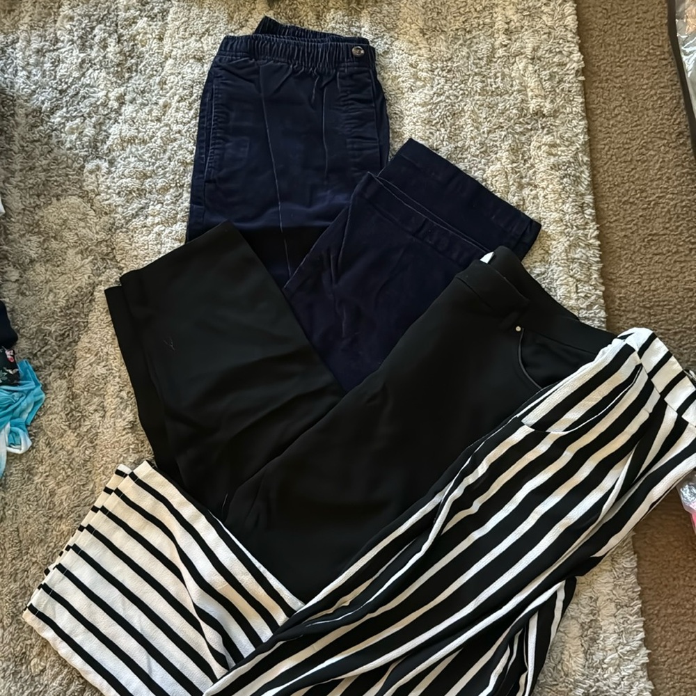 Chico, Venus and Appleseed women’s trousers each